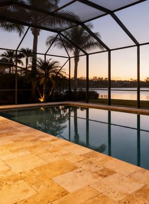Outdoor living contractor Orlando FL backyard pergola and pavers project